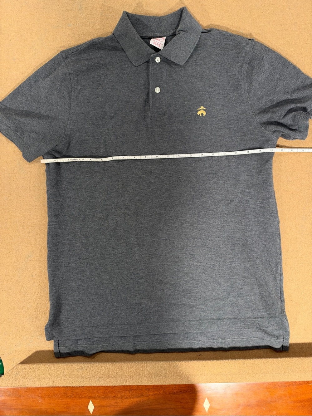 Brooks Brother Men's Gray Polo Shirt